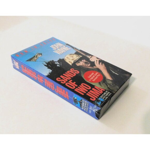 Sands Of Iwo Jima John Wayne John Agar VHS Republic Pictures Movie Sealed - Picture 3 of 3